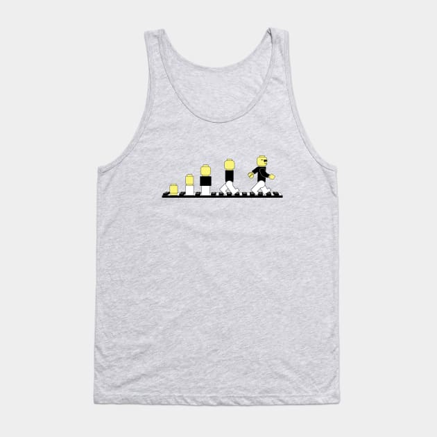 Evolution of Lego Man Tank Top by gpavey